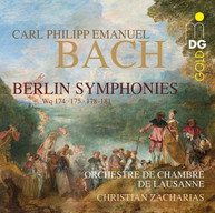 C.P.E. BACH CHMABER ORCHESTRA OF LAUSANNE - BERLIN SYMPHONIES SACD