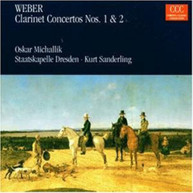 WEBER SANDERLING STAATSKAPELLE DRESDEN - CLARINET CONCERTOS CD
