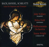 J.S. BACH WALLACE PHILHARMONIA ORCH WRIGHT - ARIAS FOR SOPRANO & CD