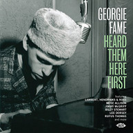 GEORGIE FAME HEARD THEM HERE FIRST VARIOUS (UK) CD