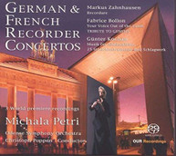 FABRICE BOLLON MICHALA POPPEN PETRI - GERMAN & FRENCH RECORDER SACD
