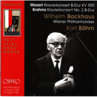 MOZART BRAHMS BACKHAUS BOHM - PIANO CONCERTO 27 IN B FLAT MAJOR KV CD