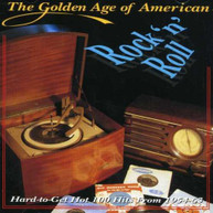 GOLDEN AGE OF AMERICAN ROCK N ROLL VARIOUS (UK) CD