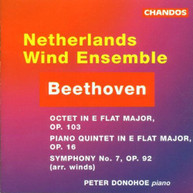 BEETHOVEN DONOHOE NETHERLANDS WIND ENSEMBLE - OCTET PIANO QUINTET CD