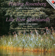 ROSENBERG SODERLUNDH SPIERER BERLIN - TWO SWEDISH VIOLIN CONCERTOS CD