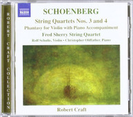 SCHOENBERG SCHULTE FRED SHERRY STRING QUARTET - STRING QUARTETS NOS CD