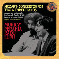 PERAHIA LUPU MOZART ECO - PIANO CONCERTOS FOR TWO & THREE PIANOS CD