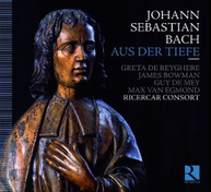 J.S. BACH DE REYGHERE RICERCAR CONSORT - AUS DER TIEFE (DIGIPAK) CD
