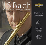 J.C. BACH SCHMEISER OSTRY RAINER MULLER - SONATAS FOR 2 FLUTES & CD