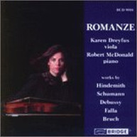 DEBUSSY BRUCH HINDEMITH DREYFUS MCDONALD - ROMANZE - ROMANZE - CD