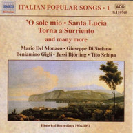 ITALIAN POPULAR SONGS - VOL. 1 (IMPORT) CD