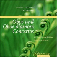TELEMANN DOMBRECHT IL FONDAMENTO - OBOE & OBOE D'AMORE CONCERTOS CD