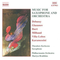 MUSIC FOR SAXOPHONE & ORCHESTRA / VARIOUS CD