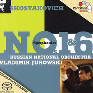 SHOSTAKOVICH RUSSIAN NATIONAL ORCH JUROWSKI - SYMPHONIES NO 1 & 6 SACD