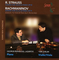STRAUSS RACHMANINOFF LAZARIDIS ZHISLIN - MUSIC OF STRAUSS & CD