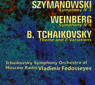 SZYMANOWSKI TCHAIKOVSKY SYM ORCH FEDOSEYEV - SYM 3 SYM 6 THEME & CD