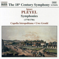 PLEYEL CAPELLA ISTROPOLITANA GRODD - SYMPHONIES (1778 - SYMPHONIES CD