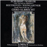 SCHUBERT MAHLER WEINGARTNER ALBRECHT - STREICHQUARTETT NR. 14 & CD