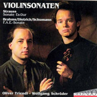 STRAUSS WOLF SCHRODER - VIOLIN SONATAS CD
