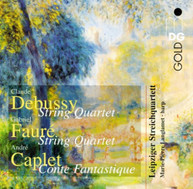 DEBUSSY FAURE CAPALET LEIPZIG STRING QUARTET - STRING QUARTET CD