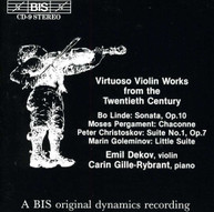 VIRTUOSO VIOLIN WORKS FROM 20TH CENTURY VARIOUS CD