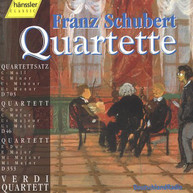 SCHUBERT VERDI QUARTETTE - STRING QUARTETS CD