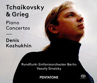 EDVARD GRIEG DENIS SINAISKY KOZHUKHIN - TCHAIKOVSKY & GRIEG: PIANO SACD