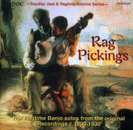 RAG PICKINGS: HOT RAGTIME BANJO SOLOS VARIOUS CD
