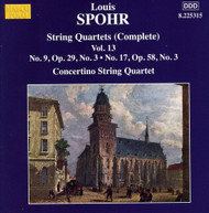 SPOHR MOSCOW PHILHARMONIC CONCERTINO STRING - STRING QUARTETS CD
