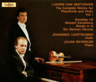 BEETHOVEN LEERTOUWER REYNOLDS - COMPLETE WORKS FOR PIANOFORTE & CD