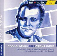 GEDDA WERBA WERNER SINGER BOUR - NICOLAI GEDDA SINGS ARIAS & CD