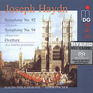 HAYDN FISCHER HAYDN PHILHARMONIC - SYMPHONIES 92 & 94 (HYBRID) SACD