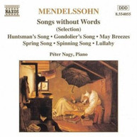 MENDELSSOHN - SONGS WITHOUT WORDS (SELECTION) CD