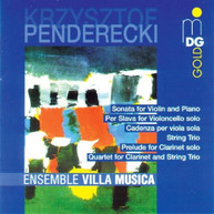 PENDERECKI ENSEMBLE VILLA MUSICA - CHAMBER WORKS CD