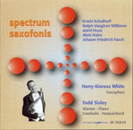 SPECTRUM SAXOFONIS: SAXOPHONE WORKS VARIOUS CD