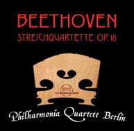 BEETHOVEN PHILHARMONIA QUARTETT BERLIN - QUARTETTE OP 18 NR 1 - CD