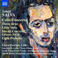 SALVA /  SLOVAK RADIO SYM ORCH / LEJAVA - CELLO CONCERTO / THREE ARIAS / CD