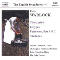 WARLOCK /  THOMPSON / MALTMAN / DAVIES / PENDRILL - ENGLISH SONG SERIES CD