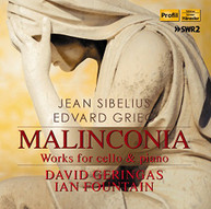 SIBELIUS DAVID FOUNTAIN GERINGAS - MALINCONIA - WORKS FOR CELLO & CD