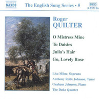 QUILTER /  MILNE / ROLFE / JOHNSON / DUKE QUARTET - ENGLISH SONG SERIES CD
