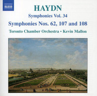 HAYDN /  TORONTO CHAMBER ORCHESTRA / MALLON - SYMPHONIES NOS. 62 107 & CD