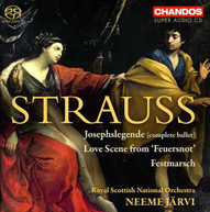 STRAUSS ROYAL SCOTTISH NATIONAL ORCH JARVI - ORCHESTRAL WORKS SACD