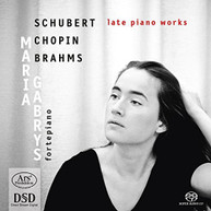 SCHUBERT MARIA GABRYS - LATE PIANO WORKS (HYBRID) SACD