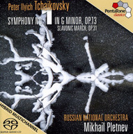 TCHAIKOVSKY RUSSIAN NATIONAL ORCH PLETNEV - SYMPHONY 1 & SLAVONIC SACD