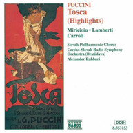 PUCCINI /  MIRICIOIU / CARROLI / RAHBARI - TOSCA HIGHLIGHTS CD