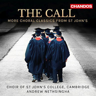 CHOIR OF ST JOHN'S CHOIR OF ST JOHN'S COLLEGE - THE CALL - THE CALL - CD