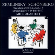 ZEMLINSKY SCHOENBERG ARTIS QUARTET - STRING QUARTETS CD