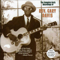 REV GARY DAVIS - COMPLETE EARLY RECORDINGS CD