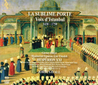 SAVALL FIGUERAS HESPERION XXI SAVALL - SUBLIME PORTE: VOIX SACD