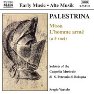 PALESTRINA VARTOLO CAPELLA MUSICALE - MISSA L'HOMME ARME (A 5) CD